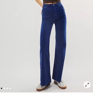 We the Free ~ Free People ~ Cord Flare Frayed Jeans ~ Size 26 R